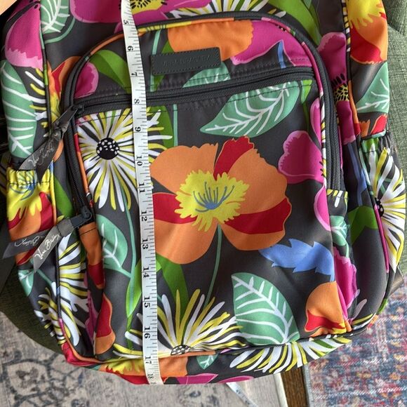 Vera Bradley lighten up campus large backpack in jazzy blooms Multicolor EUC! - Picture 11 of 12